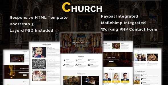 CHURCH - Multipurpose Responsive HTML Template CHURCH - Multipurpose Responsive HTML Template