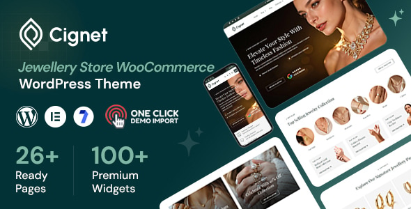 Cignet - Jewellery Store WooCommerce Theme Cignet - Jewellery Store WooCommerce Theme