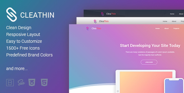 Cleathin - Responsive Clean Multipurpose Template Cleathin - Responsive Clean Multipurpose Template
