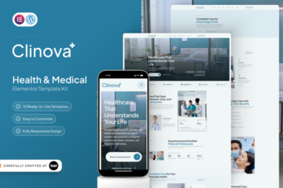 Clinova - Health & Medical Elementor Template Kit