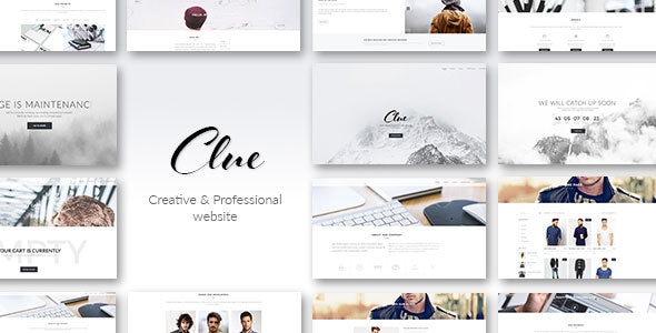 Clue - Creative Multiuse HTML Template Clue - Creative Multiuse HTML Template