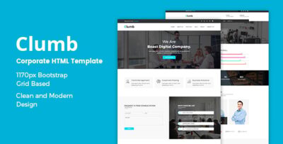 Clumb - Corporate Bootstrap Template