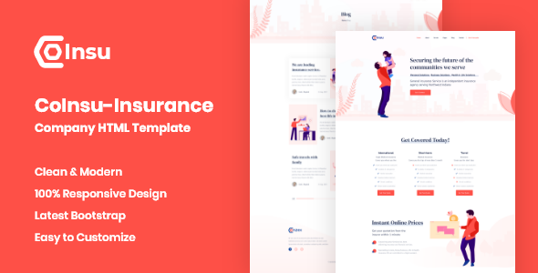 Coinsu - Insurance Company HTML 5 Template Coinsu - Insurance Company HTML 5 Template
