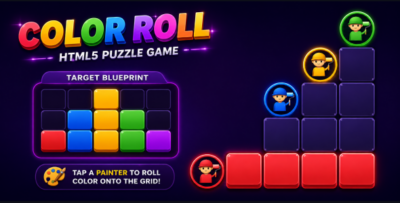 ColorRoll Master | HTML5 Color Layer Puzzle Game - Mobile Responsive