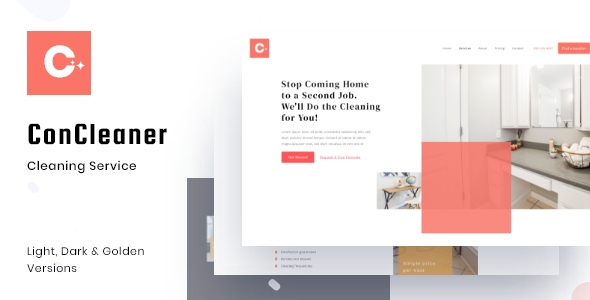 Con Cleaner - Professional Cleaning & Services HTML Template Con Cleaner - Professional Cleaning & Services HTML Template