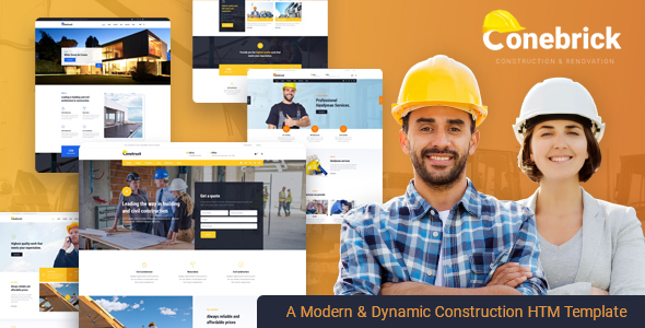Conebrick - Construction Company HTML Template based on Bootstrap Conebrick - Construction Company HTML Template based on Bootstrap