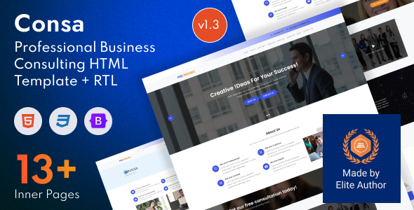 Consa - Professional Business Consulting Bootstrap 5 Template Consa - Professional Business Consulting Bootstrap 5 Template