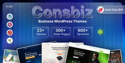 Consbiz - Business Consulting WordPress Theme