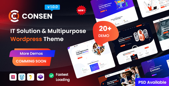 Consen - IT Solutions & Business WordPress Theme Consen - IT Solutions & Business WordPress Theme
