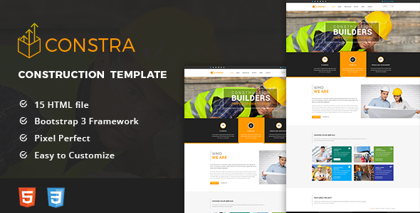 Constra - HTML5 Construction & Business Template Constra - HTML5 Construction & Business Template