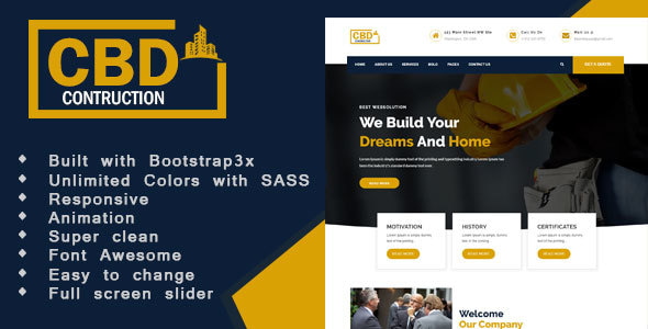 Construct - Construction & Business HTML5 Template Construct - Construction & Business HTML5 Template