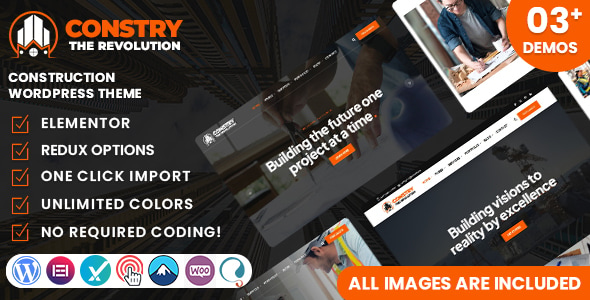 Constry - Construction WordPress Theme Constry - Construction WordPress Theme