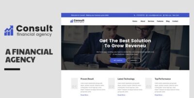 Consult-Financial Consulatnce Template