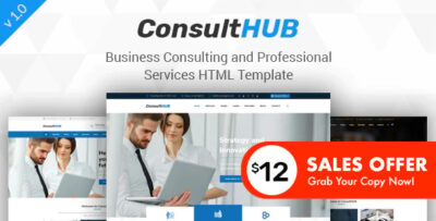 Consult HUB - Business Consulting and Professional Services HTML Template