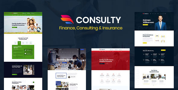 Consulty - Finance Consulting and Insurance HTML Template Consulty - Finance Consulting and Insurance HTML Template