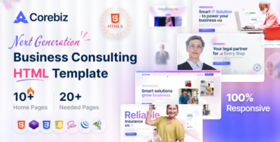 Corebiz - Business Consulting HTML Template