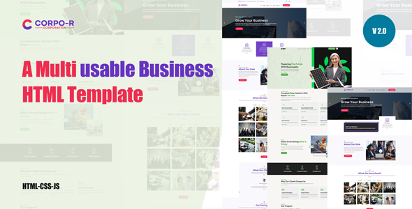 Corpo-R Business & Corporate HTML Template Corpo-R Business & Corporate HTML Template