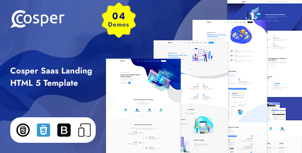 Cosper - Saas Landing HTML Template Cosper - Saas Landing HTML Template