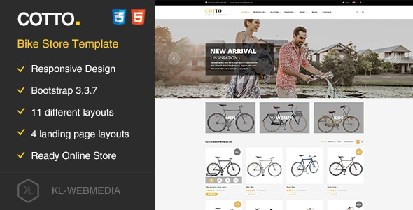 Cotto - Bike Store HTML5 template Cotto - Bike Store HTML5 template