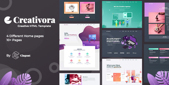 Creativora - Creative Template For Agency And Portfolio Creativora - Creative Template For Agency And Portfolio