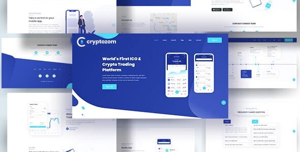 Cryptozom - Bitcoin Crypto Currency HTML 5 Template Cryptozom - Bitcoin Crypto Currency HTML 5 Template