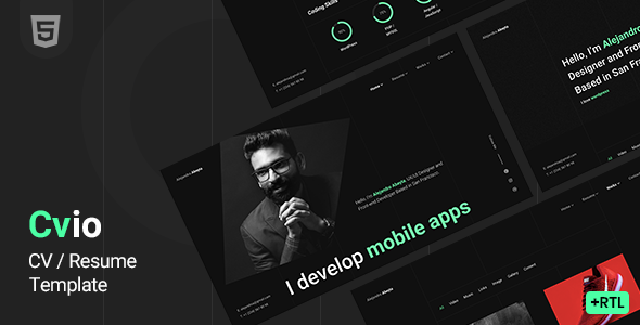 Cvio - Personal Portfolio Template Cvio - Personal Portfolio Template