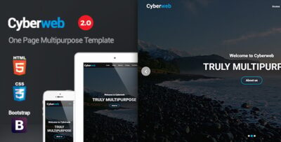 Cyberweb - One Page Multipurpose Template