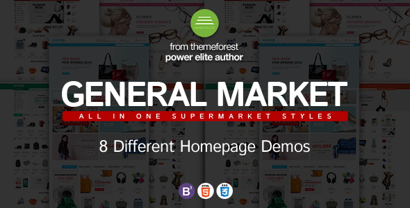 Dance General Market Store HTML Template with Bootstrap 3 and jQuery Dance General Market Store HTML Template with Bootstrap 3 and jQuery