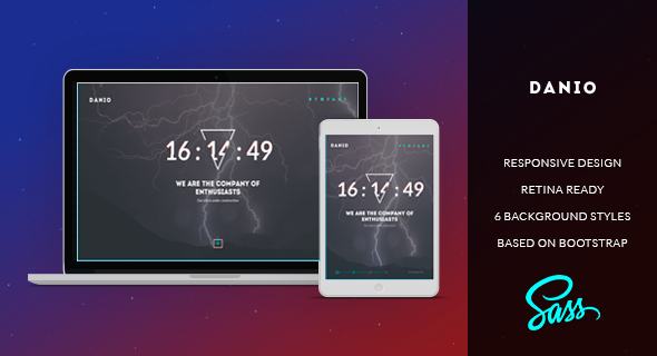 Danio - Creative Coming Soon & Maintenance Mode Template Danio - Creative Coming Soon & Maintenance Mode Template