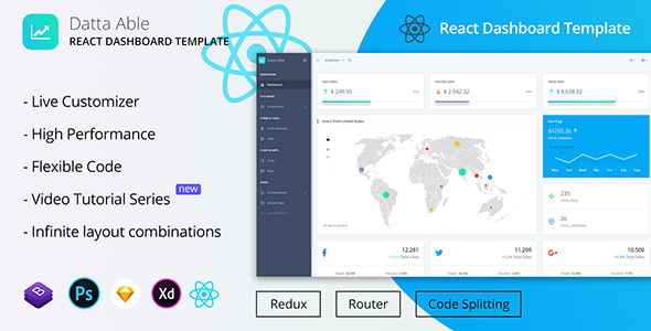 Datta Able ReactJS Admin Template Datta Able ReactJS Admin Template