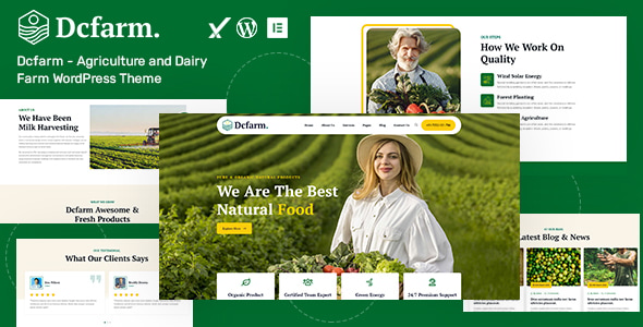 Dcfarm – Agriculture and Dairy Farm WordPress Theme Dcfarm – Agriculture and Dairy Farm WordPress Theme