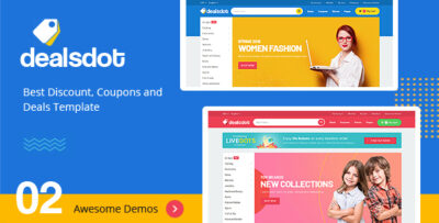 Dealsdot - Discount, Coupons and Deals HTML5 Template