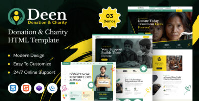 Deen - Donation & Charity HTML Template