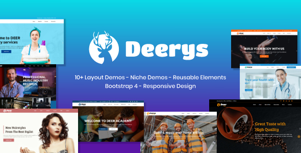 Deerys - Responsive Multi-Purpose HTML Template Deerys - Responsive Multi-Purpose HTML Template