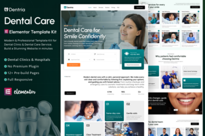 Dentria - Dental Care Elementor Template Kit