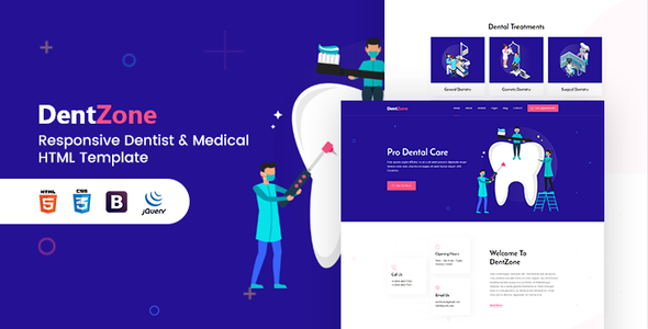 Dentzone | Dentist & Medical HTML5 Template Dentzone | Dentist & Medical HTML5 Template