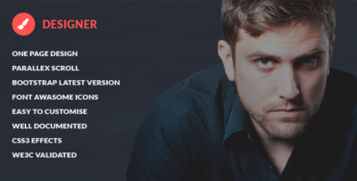Designer - Presonal Bootstrap HTML5 Template