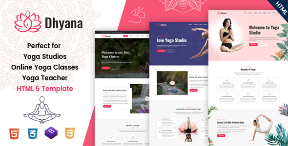 Dhyana - Yoga Studio & Meditation HTML Template Dhyana - Yoga Studio & Meditation HTML Template