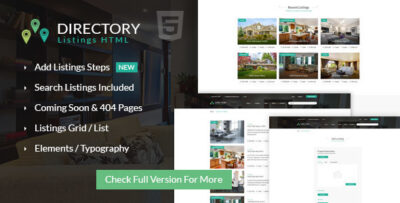 Directory Point Multipurpose Html Template