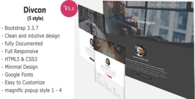 Divcon - Personal Responsive Template