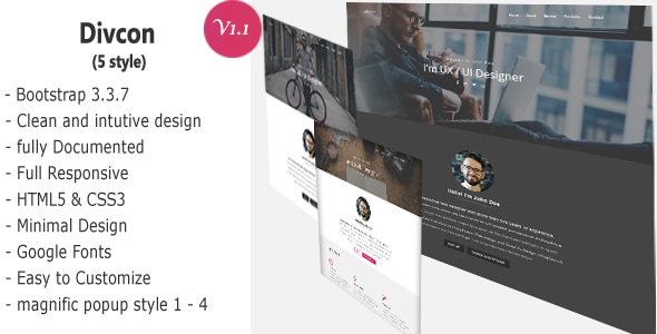 Divcon - Personal Responsive Template Divcon - Personal Responsive Template