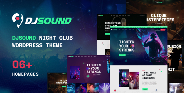 DJsound - Night Club WordPress Theme DJsound - Night Club WordPress Theme