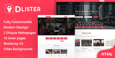 Dlister - Directory Listing HTML Template