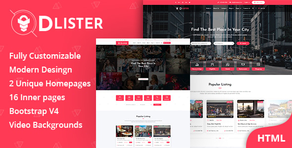 Dlister - Directory Listing HTML Template Dlister - Directory Listing HTML Template