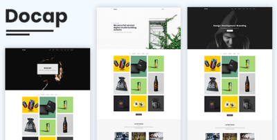 Docap - Minimal Portfolio Template