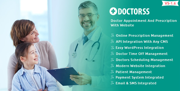 Doctorss - Doctor Appointment and Prescription System with Website Doctorss - Doctor Appointment and Prescription System with Website