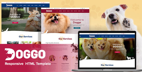 Doggo - Responsive HTML5 Template Doggo - Responsive HTML5 Template