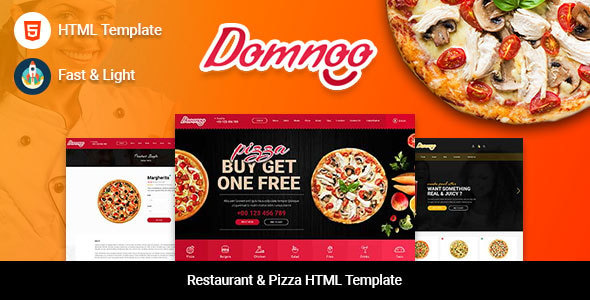 Domnoo - Restaurant & Pizza HTML Template Domnoo - Restaurant & Pizza HTML Template