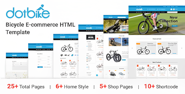 DotBike - Bicycle e-commerce HTML Template DotBike - Bicycle e-commerce HTML Template