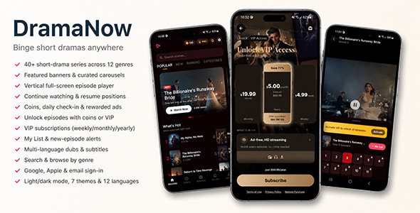 DramaNow | Flutter App Short Drama Platform DramaNow | Flutter App Short Drama Platform